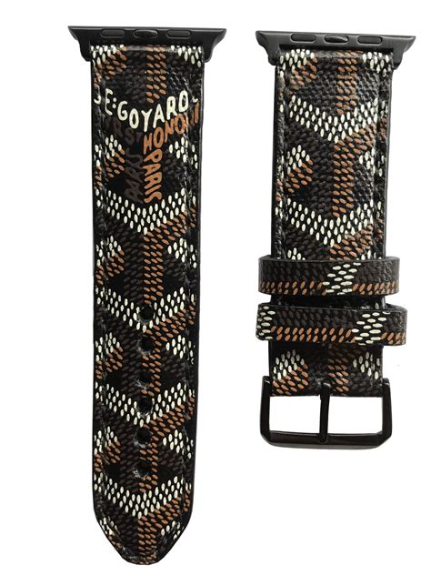 goyard band for apple watch|designer leather apple watch bands.